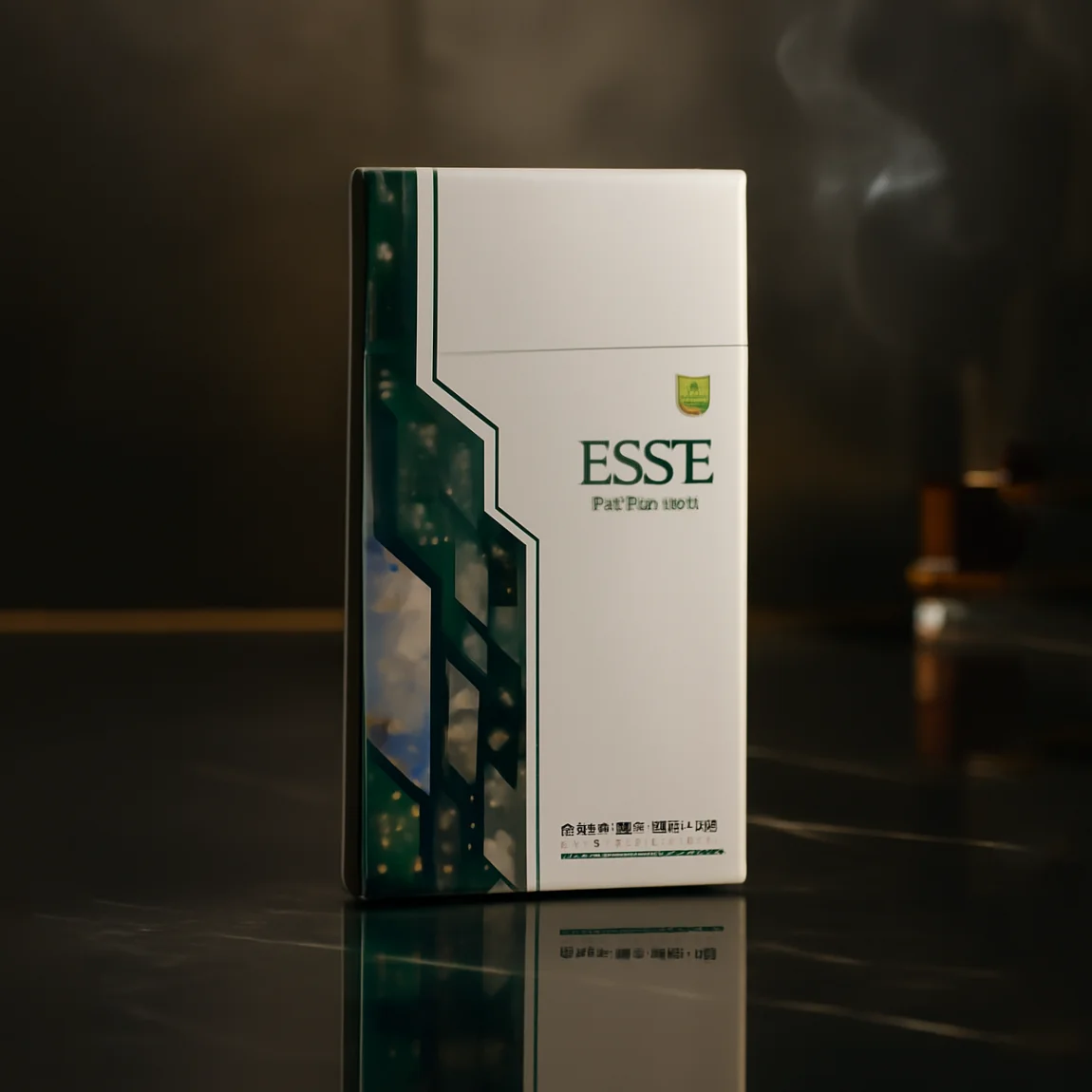 9A568DF1-3D6C-C880-7806-D11A96CDA882 ESSE Menthol (Mechanical Green) Super Slim-Classic menthol taste, 20 cigarettes per pack - Image 1